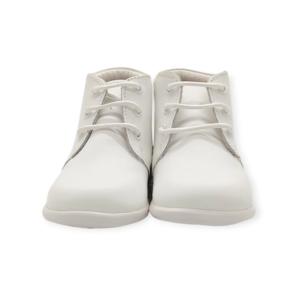 Andanenes ❤︎︎ A5049 Lace-Up Walking Shoe Bootie ❤︎︎White ❤︎︎ 7 Baby Boy Girl ❤︎︎